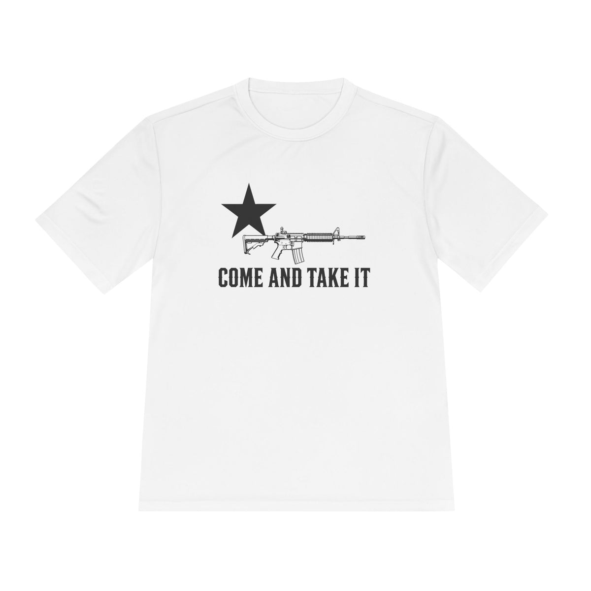 Come and Take It Rifle Men's Dry-Fit Performance Tee