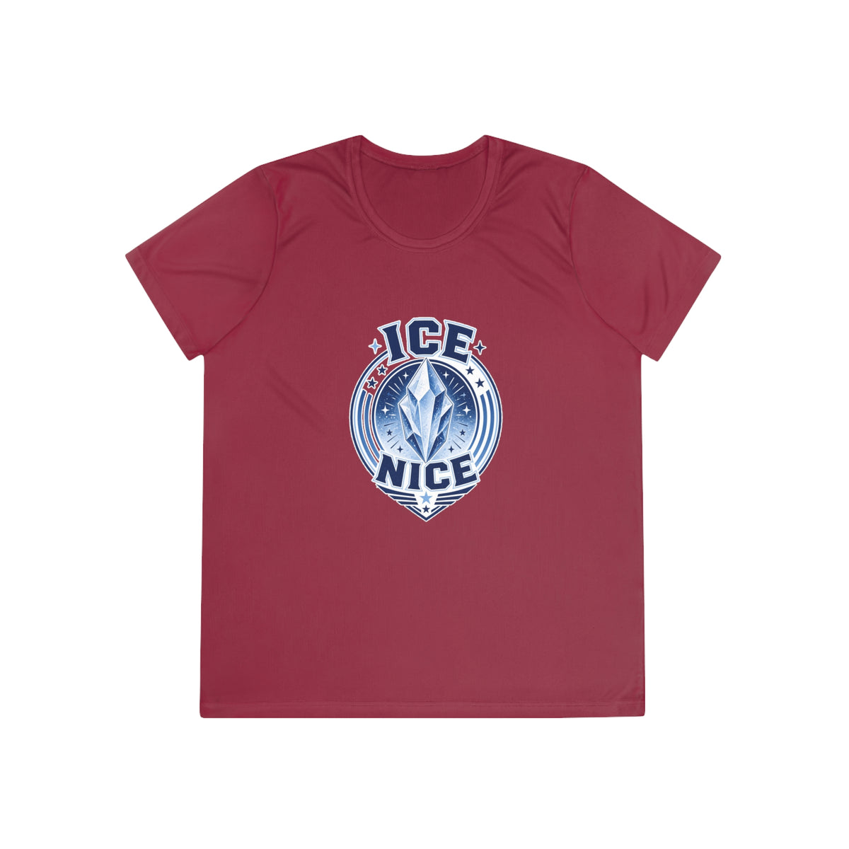 ICE is NICE Badge Women's Dry-Fit Performance Tee