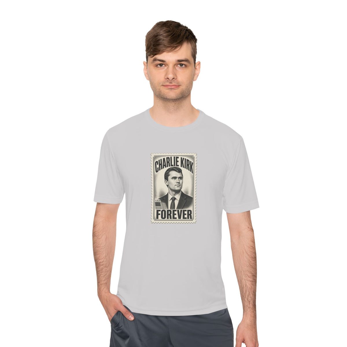 Charlie Kirk Prove Me Wrong Men's Dry-Fit Performance Tee