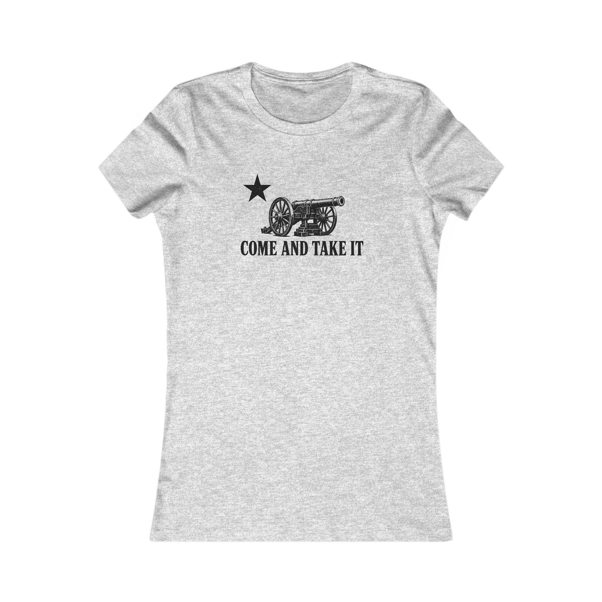 Come and Take It Cannon Women's Slim Fit Tee