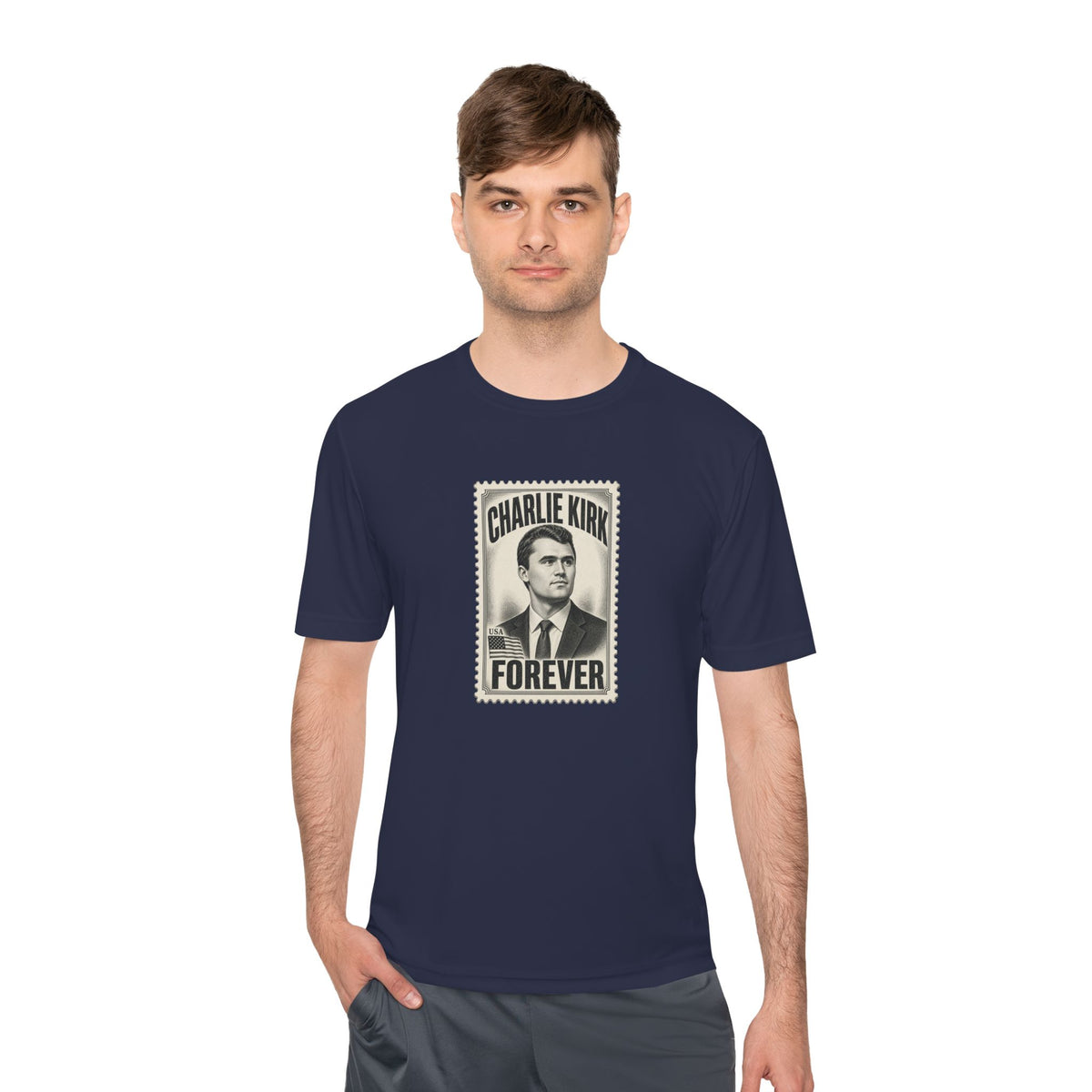 Charlie Kirk Prove Me Wrong Men's Dry-Fit Performance Tee
