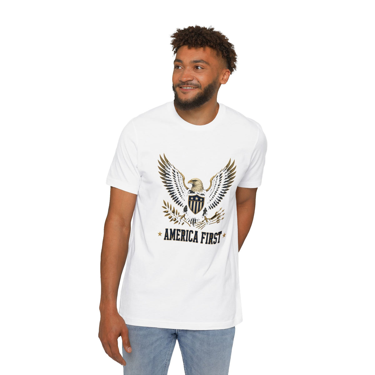America First Eagle Lightweight Tee