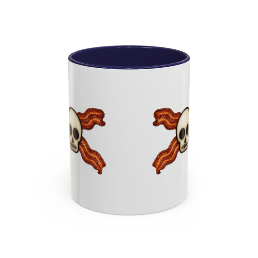 Bacon Jolly Roger Accent Mug