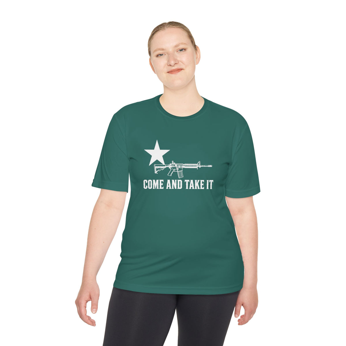 Come and Take It Rifle Men's Dry-Fit Performance Tee - Dark Colors