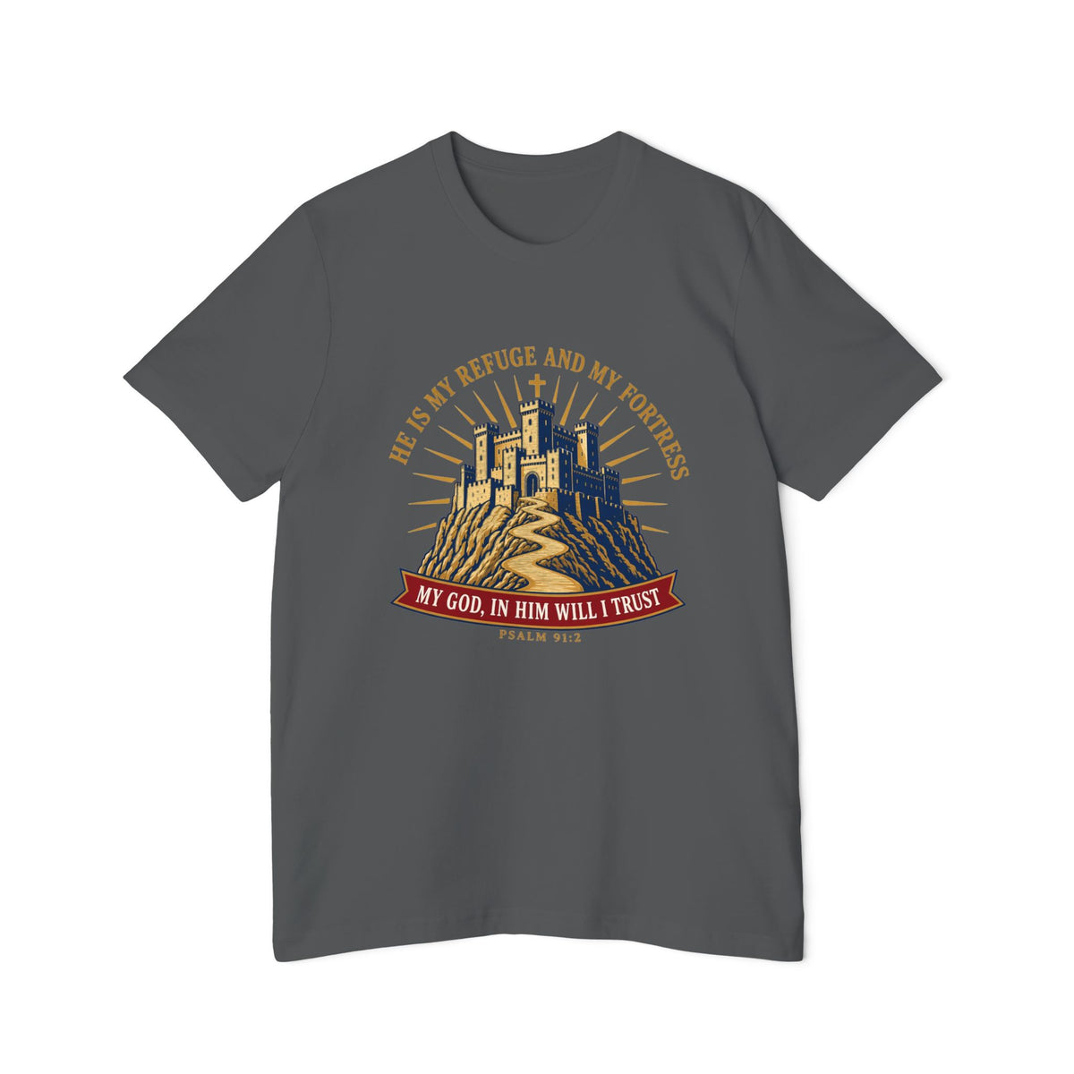 Refuge & Fortress Psalm 91:2 Lightweight Tee