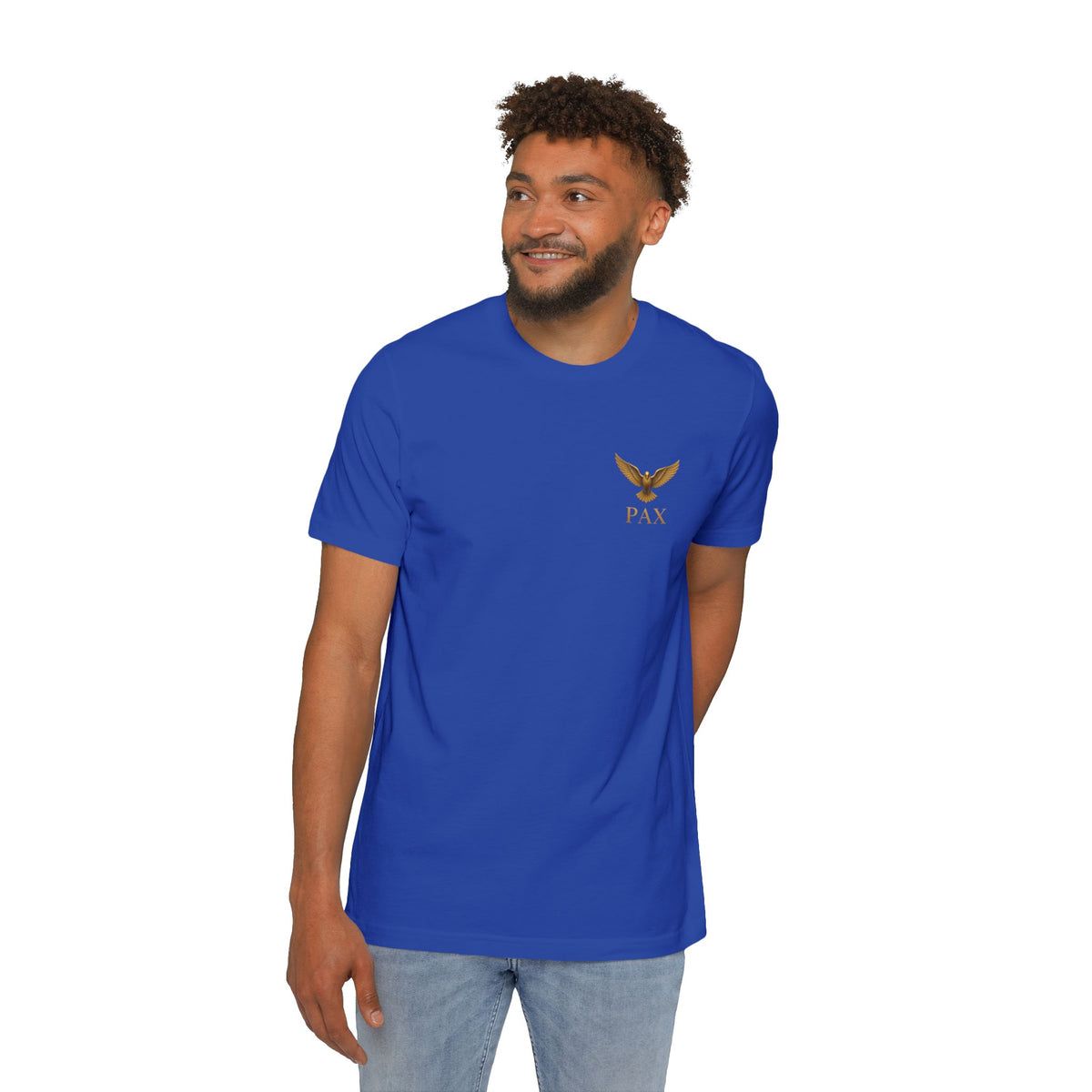 I AM Jesus Fish Lightweight Tee – Pax Dove Chest