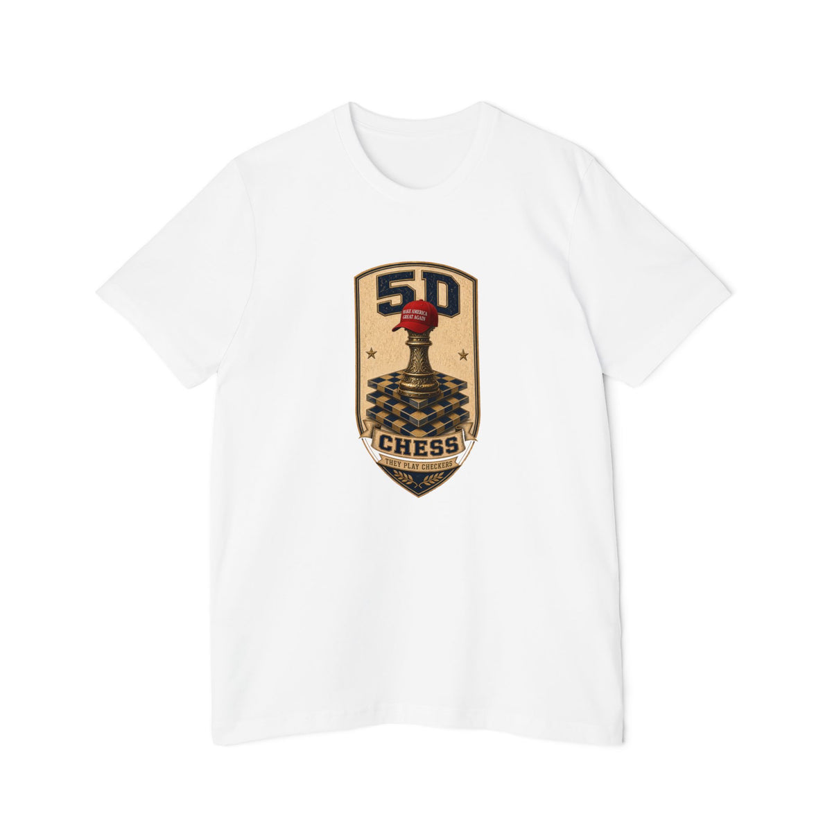 5D Chess Badge Lightweight Tee