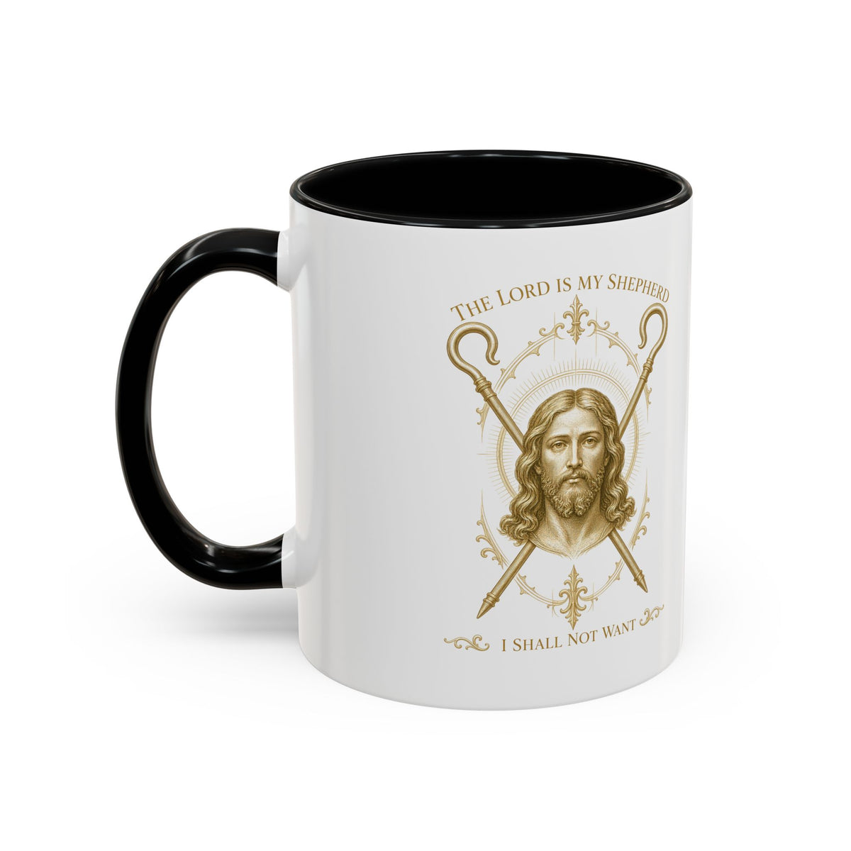 The Lord Is My Shepherd Psalm 23:1 Accent Mug
