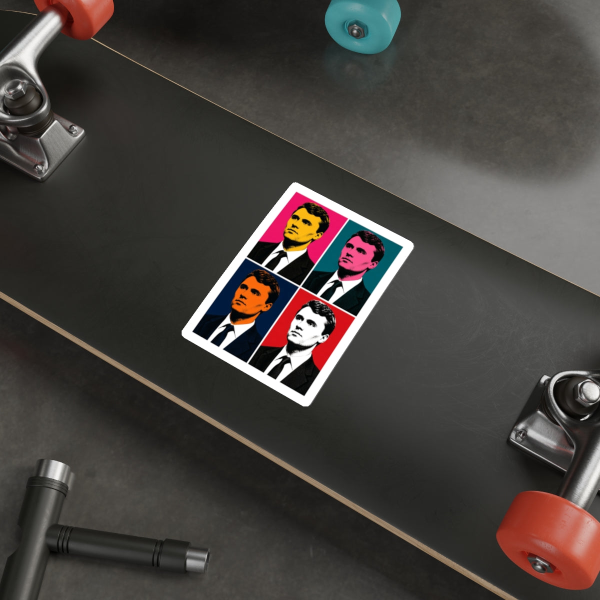 Charlie Pop Art Die-Cut Sticker