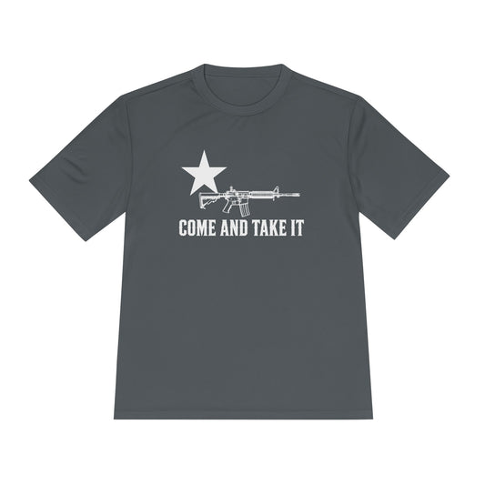 Come and Take It Rifle Men's Dry-Fit Performance Tee - Dark Colors