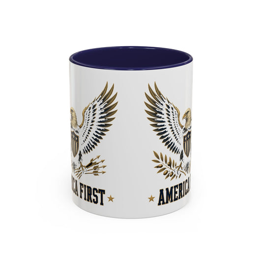 America First Eagle Accent Mug