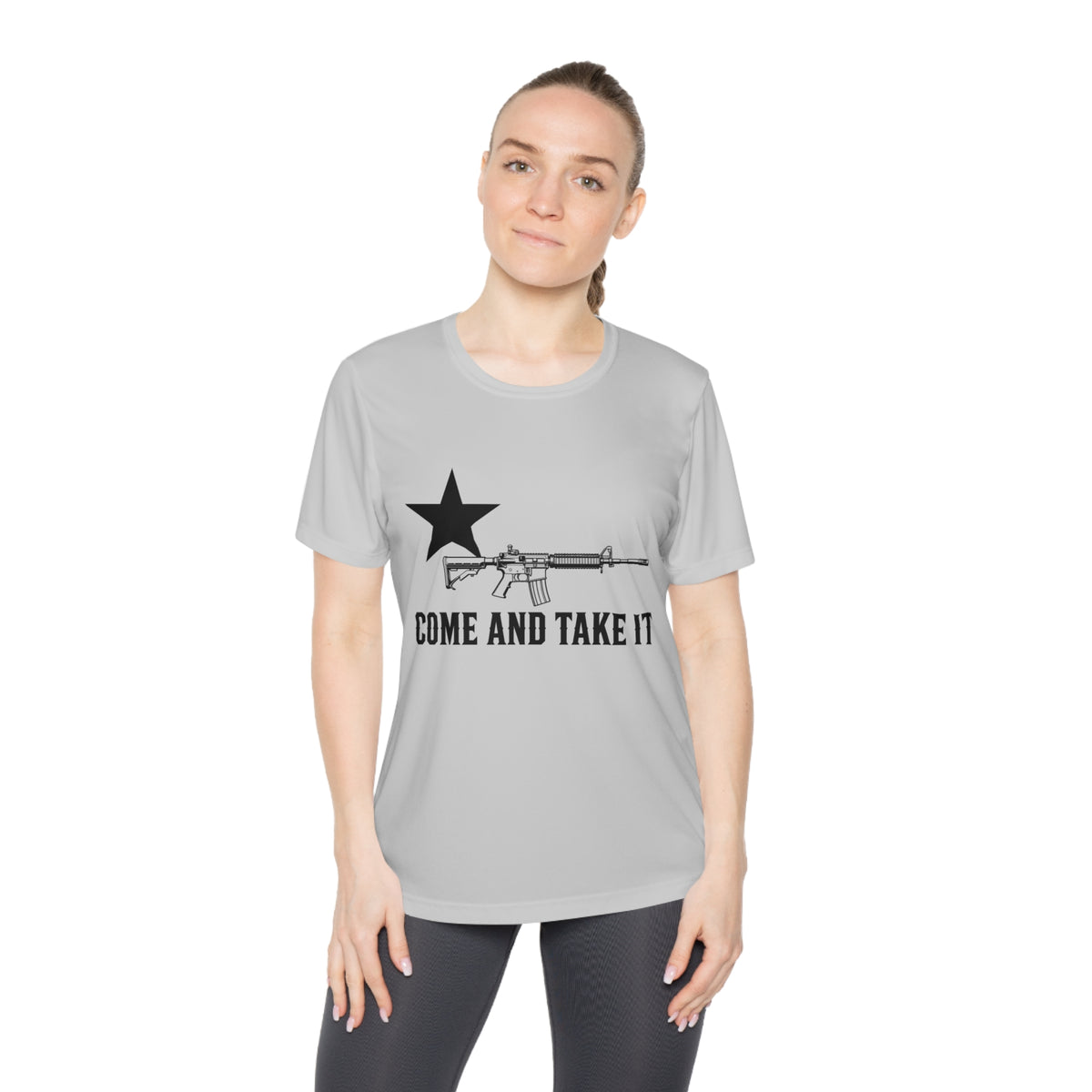 Come and Take It Rifle Women's Dry-Fit Performance Tee
