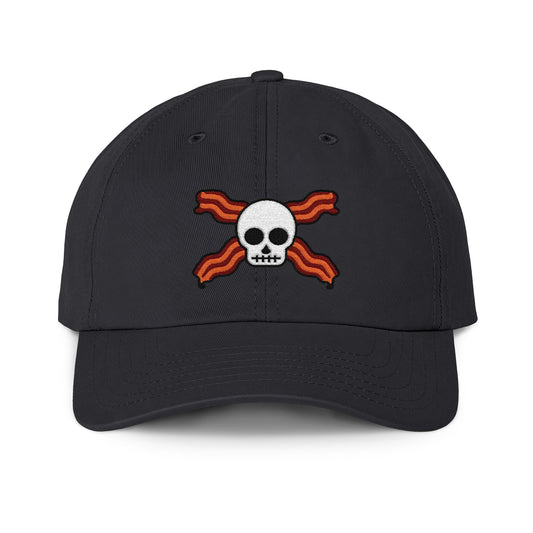 Bacon Jolly Roger Made in USA Dad Hat