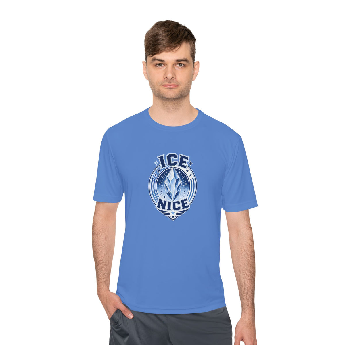 ICE is NICE Badge Men's Dry-Fit Performance Tee