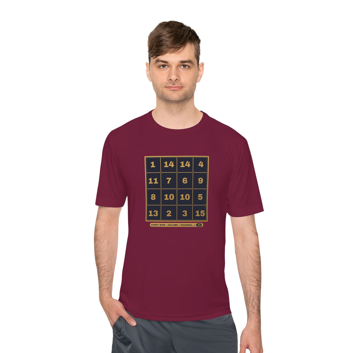 Magic Square 33 Alpha & Omega Men's Dry-Fit Performance Tee
