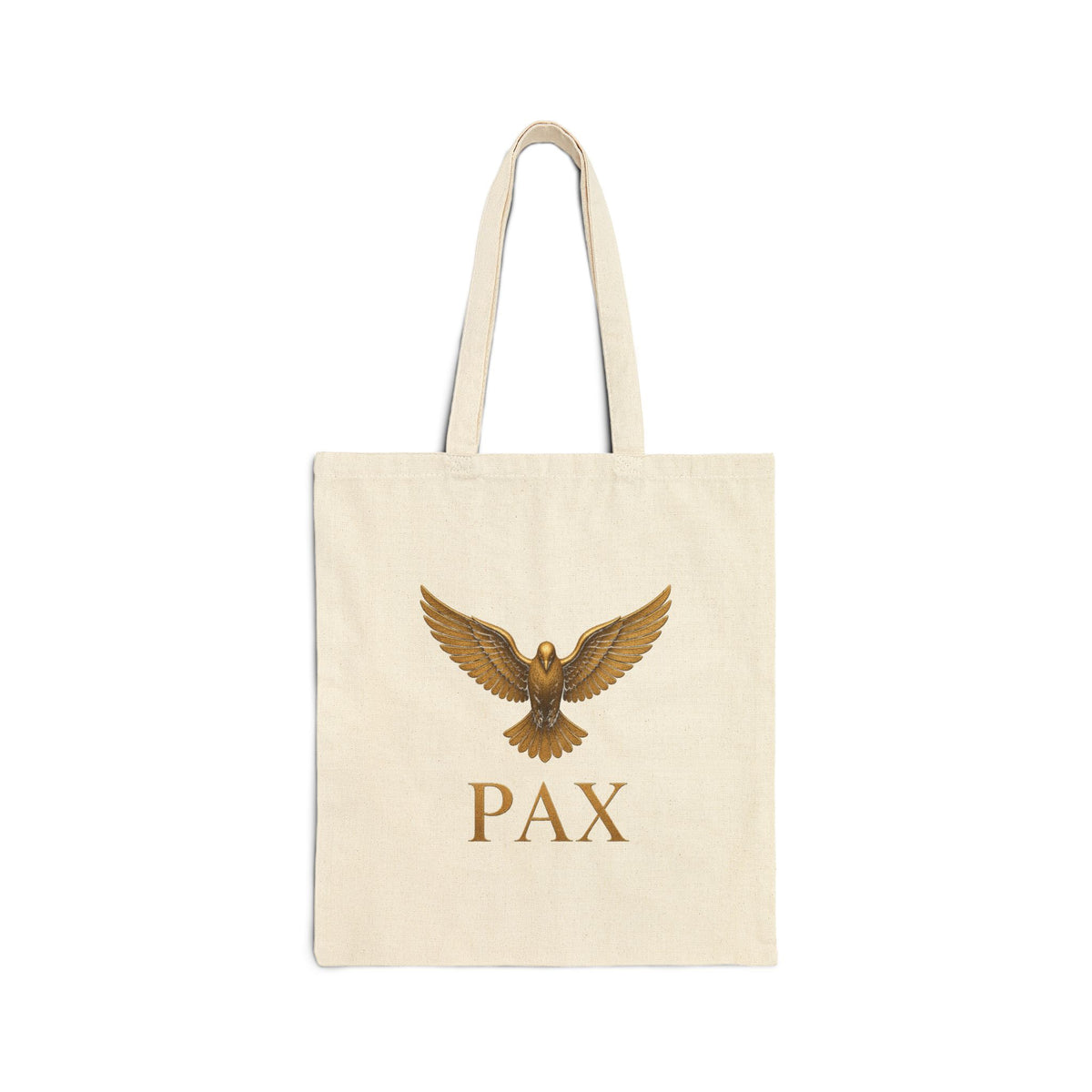 Pax Dove Canvas Tote Bag