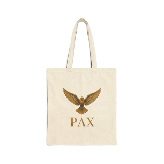 Pax Dove Canvas Tote Bag