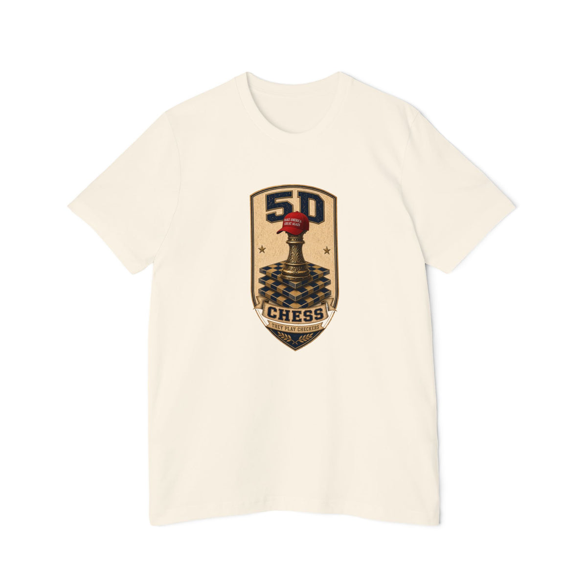 5D Chess Badge Lightweight Tee