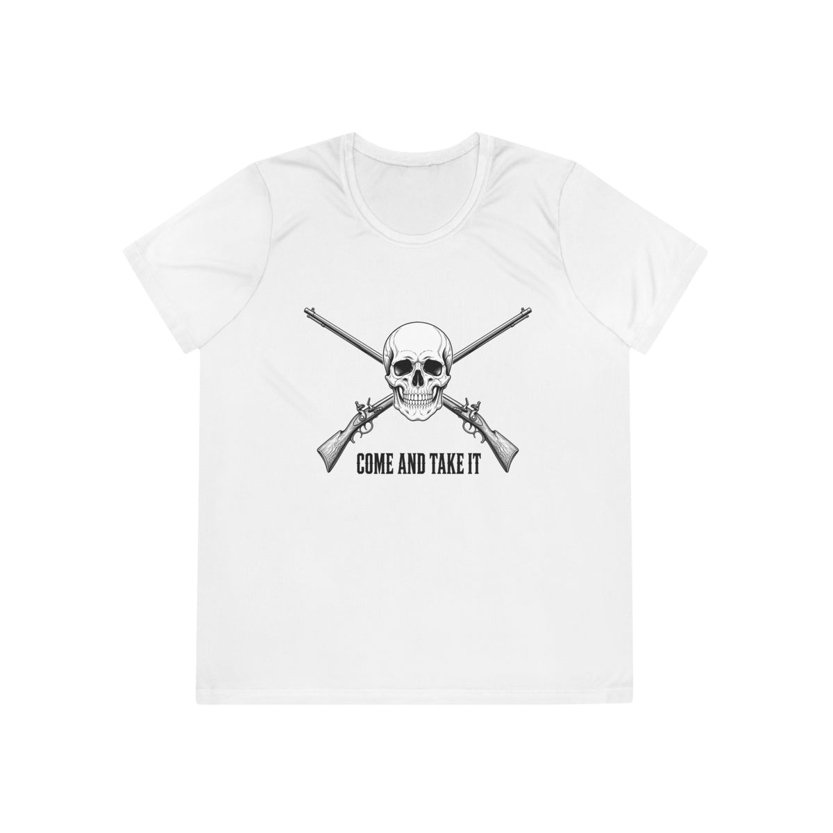 Come and Take It Jolly Roger Women's Dry-Fit Performance Tee
