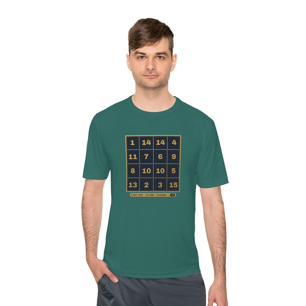 Magic Square 33 Alpha & Omega Men's Dry-Fit Performance Tee