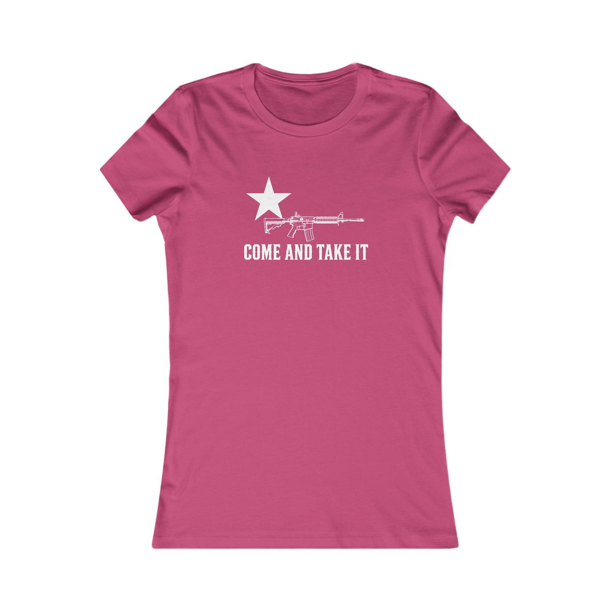 Come and Take It Rifle Women's Slim Fit Tee - Dark Colors