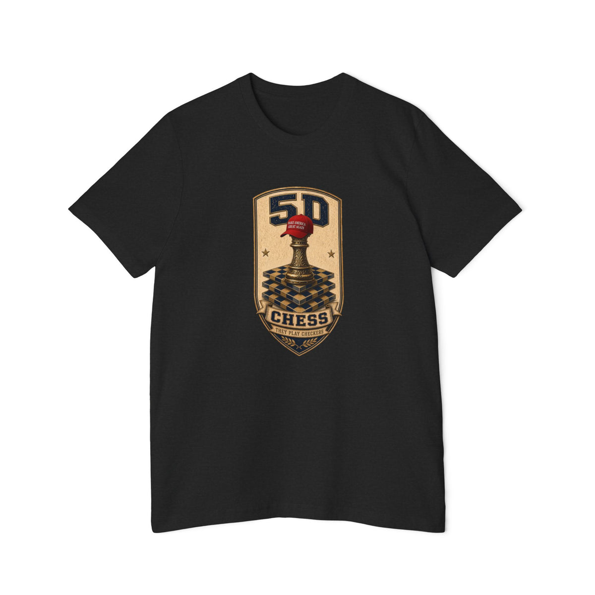 5D Chess Badge Lightweight Tee