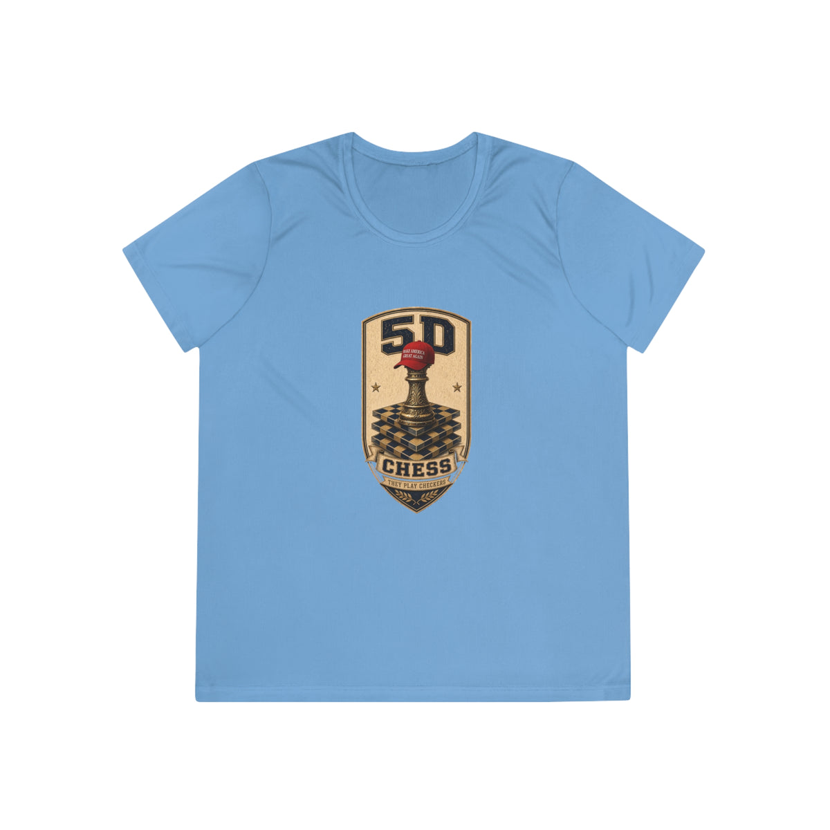 5D Chess Badge Women's Dry-Fit Performance Tee