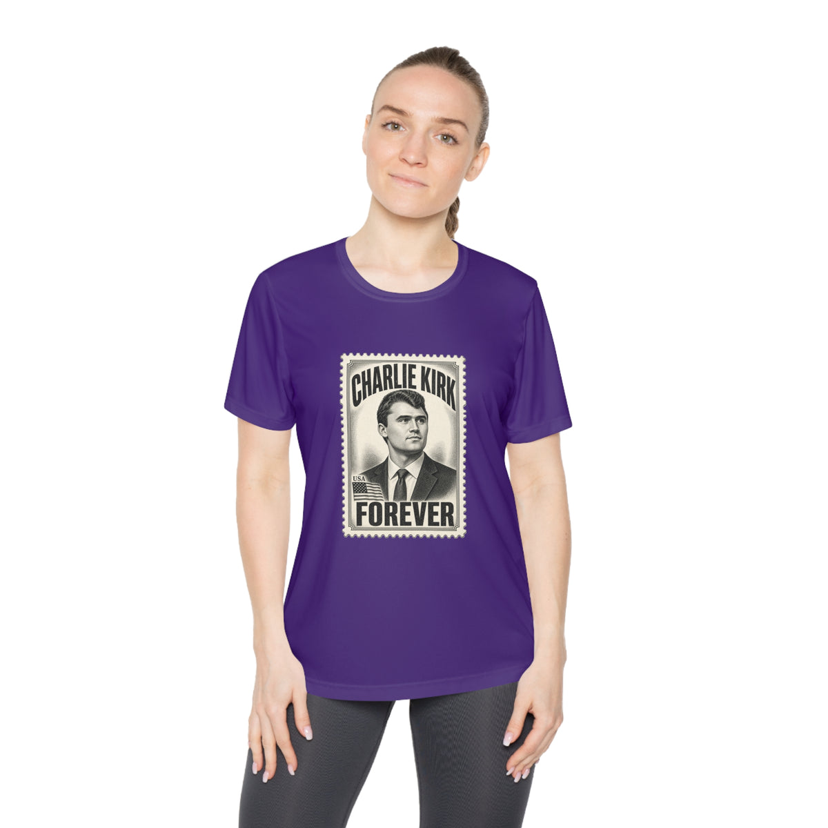 Charlie Kirk Prove Me Wrong Women's Dry-Fit Performance Tee