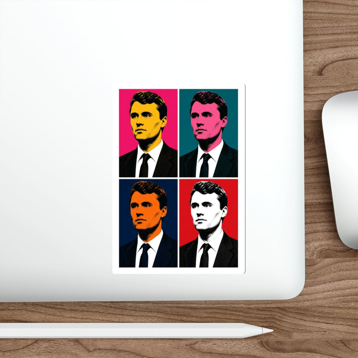 Charlie Pop Art Die-Cut Sticker