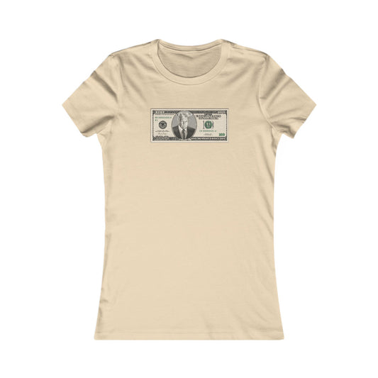 Trump $100 Bill Women's Slim Fit Tee