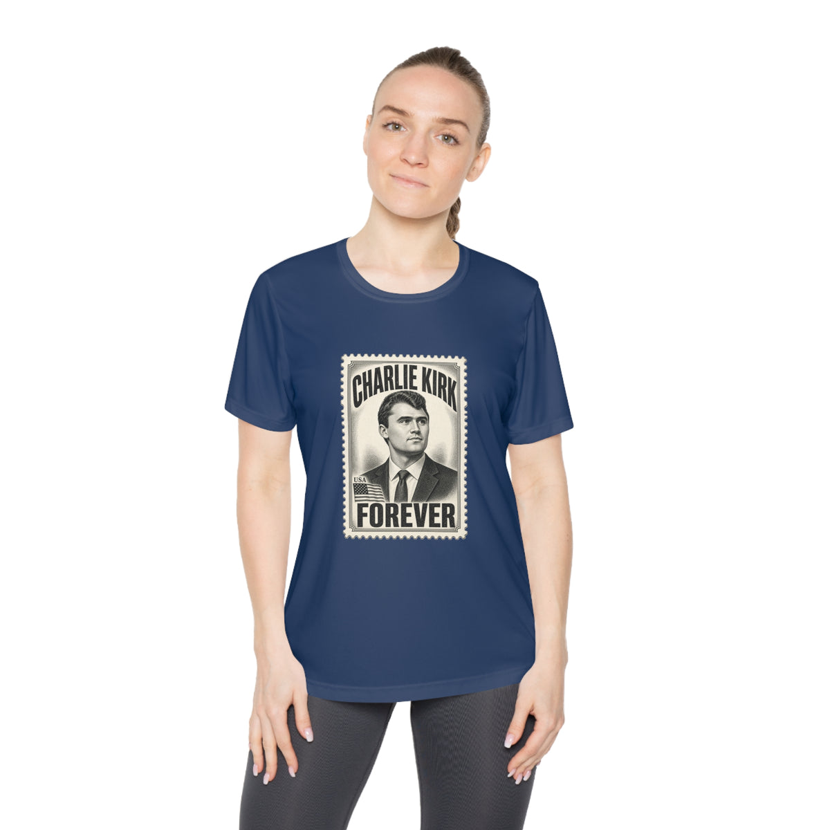 Charlie Kirk Prove Me Wrong Women's Dry-Fit Performance Tee