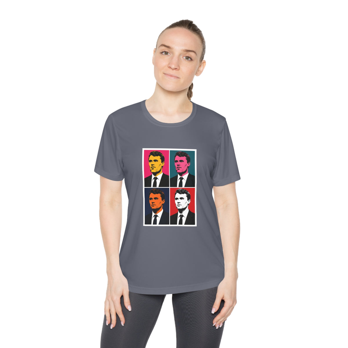 Charlie Pop Art Women's Dry-Fit Performance Tee
