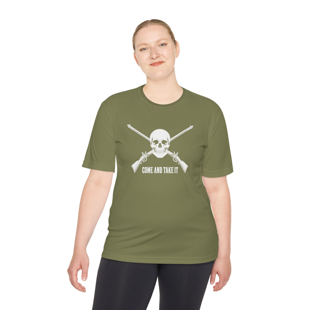 Come and Take It Jolly Roger Men's Dry-Fit Performance Tee