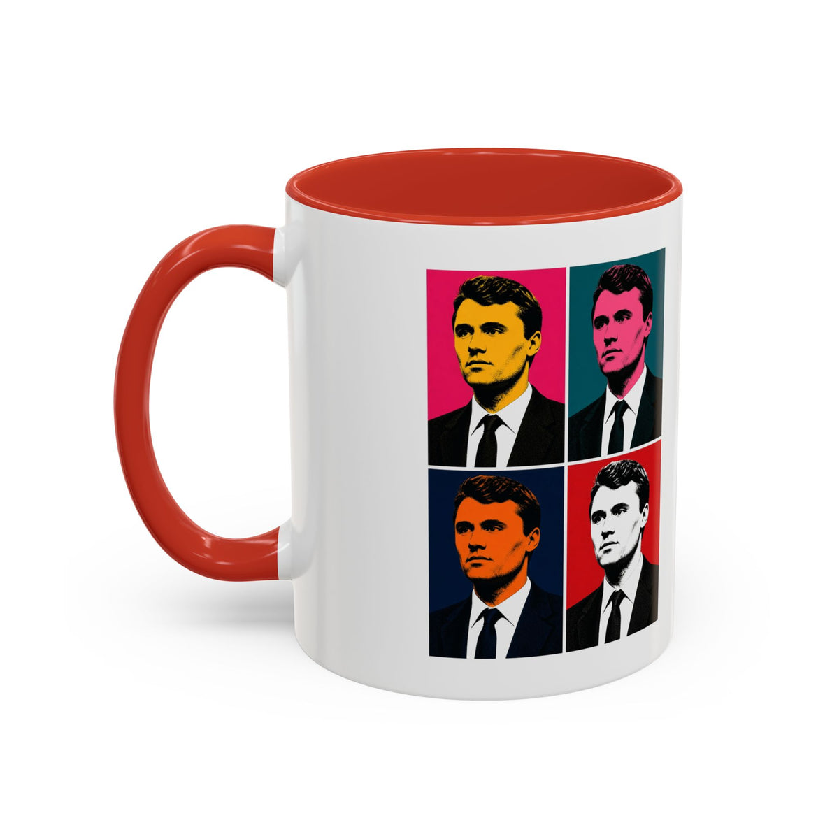Charlie Pop Art Accent Mug