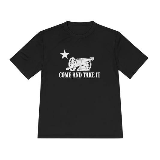 Come and Take It Cannon Men's Dry-Fit Performance Tee - Dark Colors