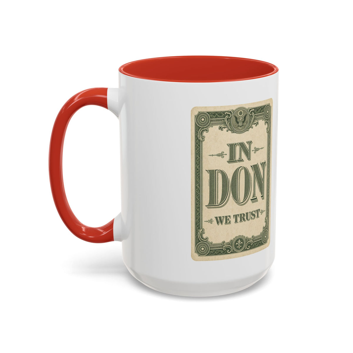 In Don We Trust Card Accent Mug