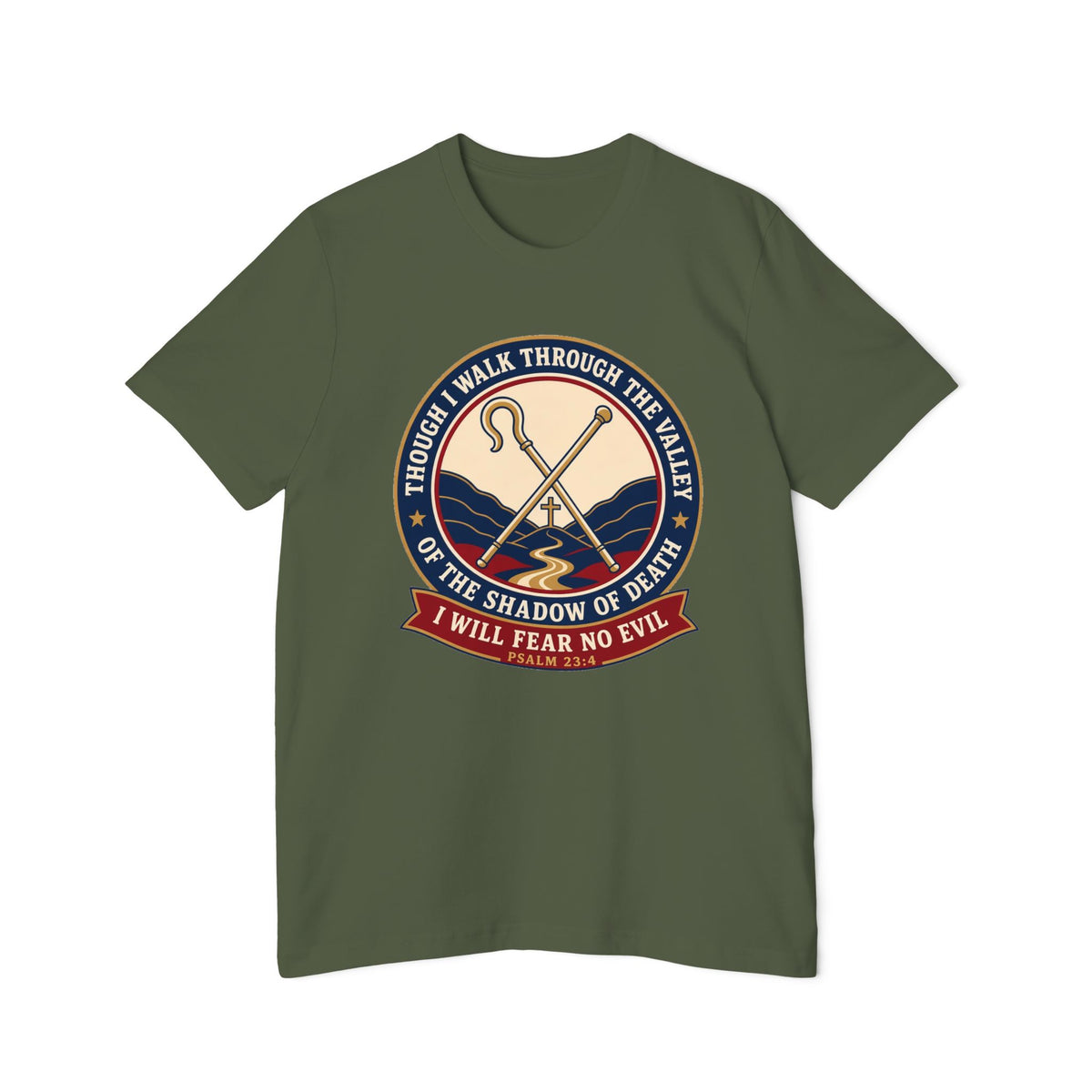 Fear No Evil Psalm 23:4 Lightweight Tee