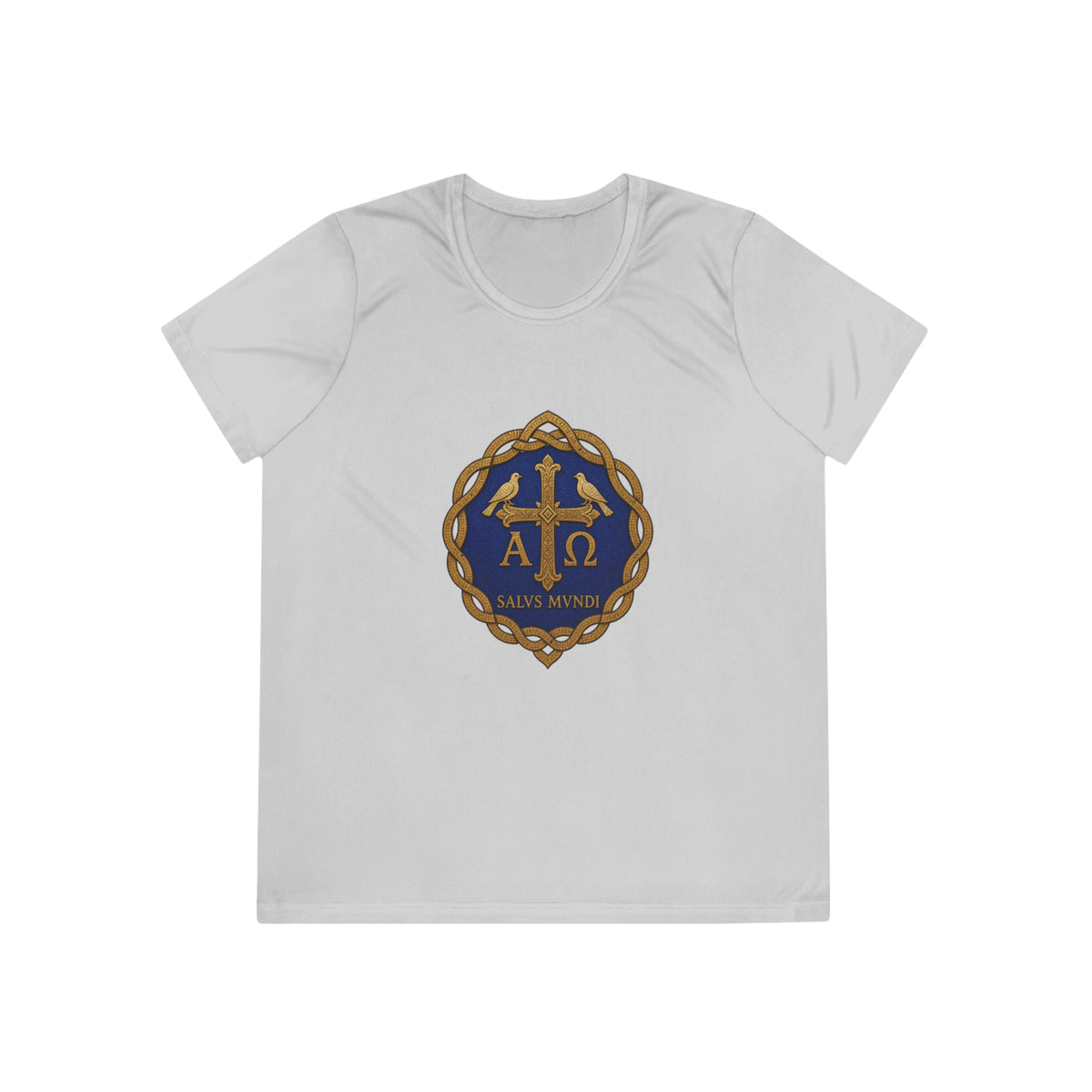 Salus Mundi Mosaic Cross Women's Dry-Fit Performance Tee