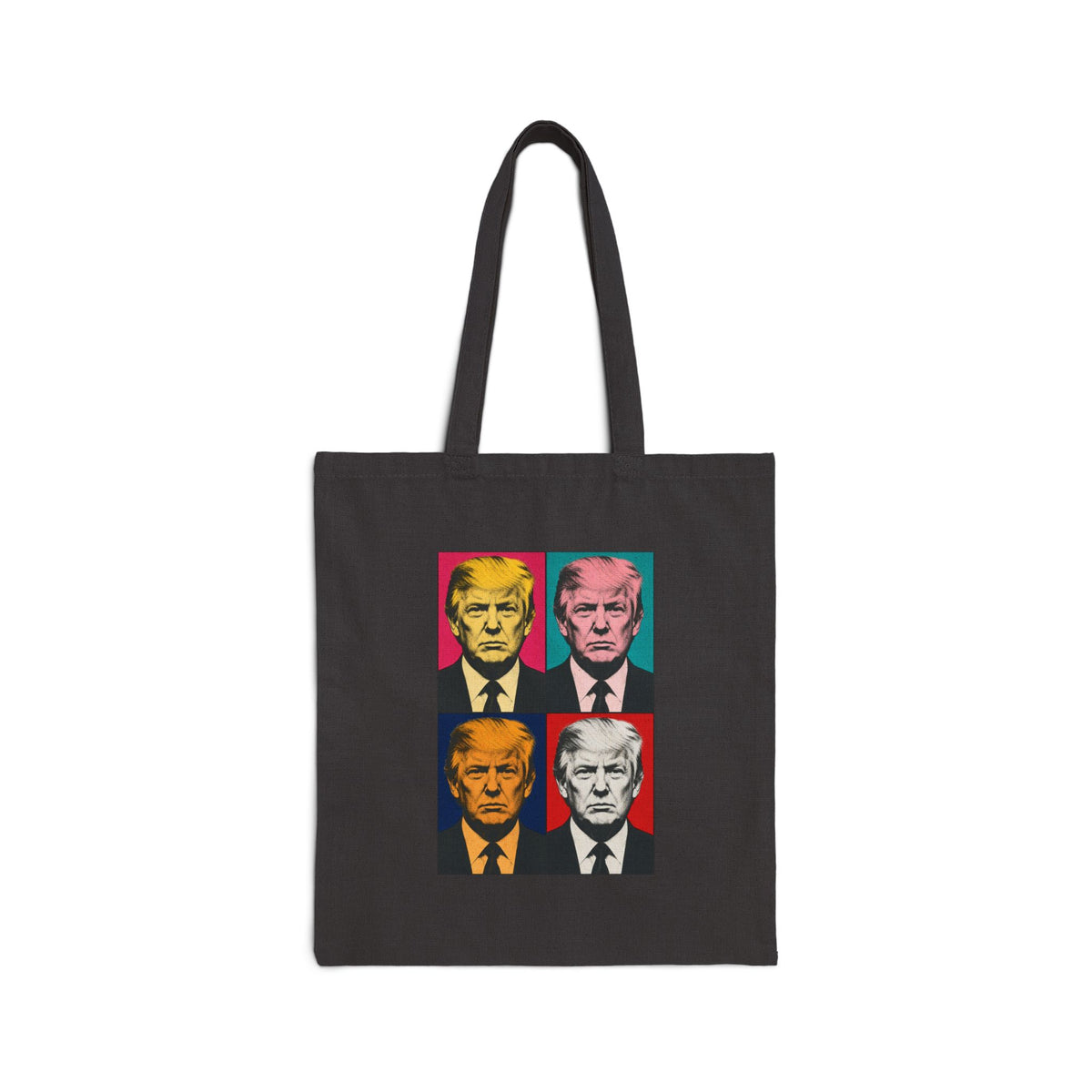 Pop Art Trump Canvas Tote Bag