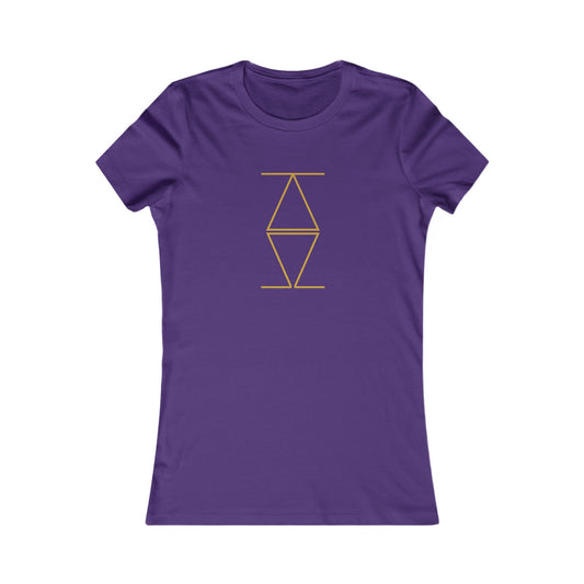 Alpha & Omega Holy Family Cross Women's Slim Fit Tee