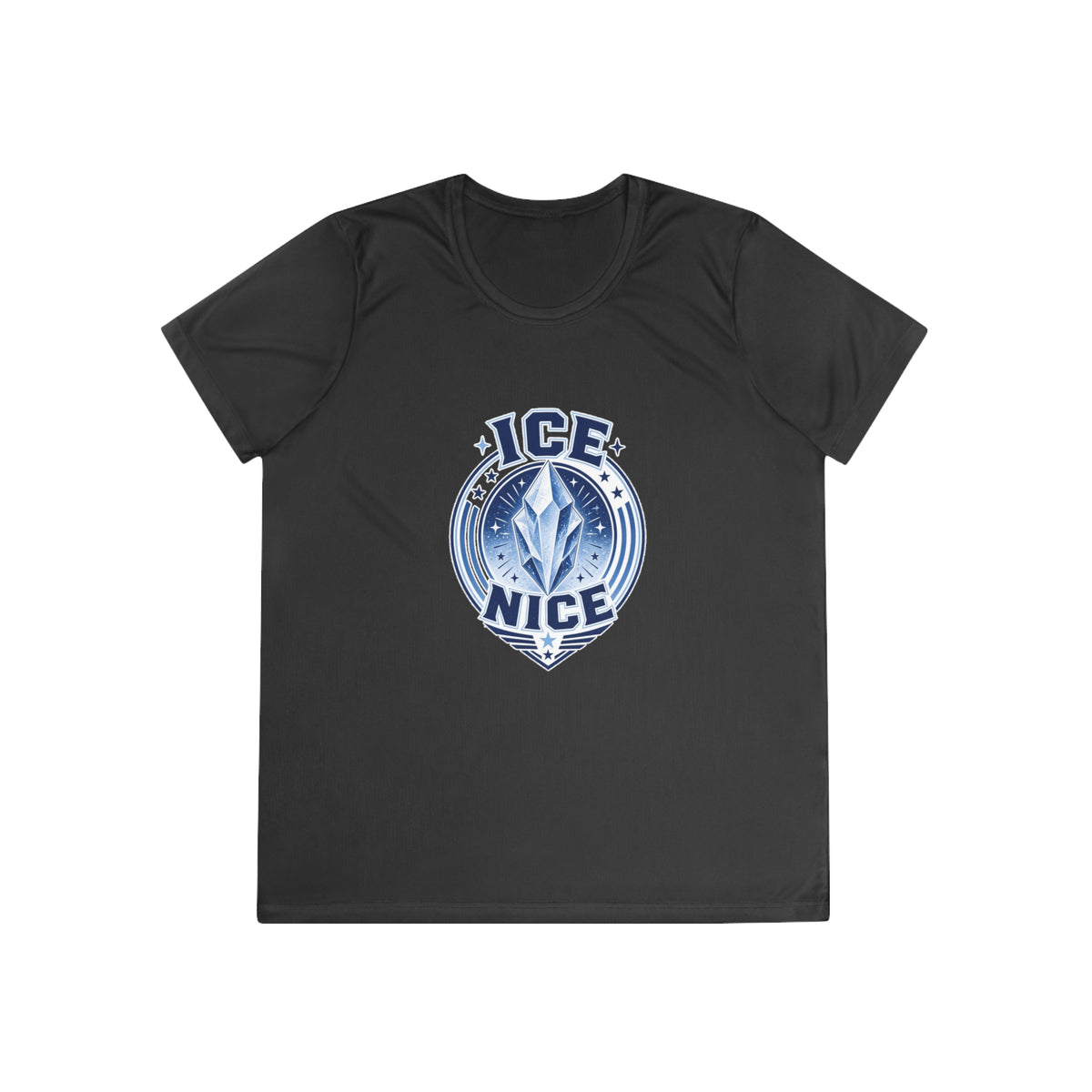 ICE is NICE Badge Women's Dry-Fit Performance Tee