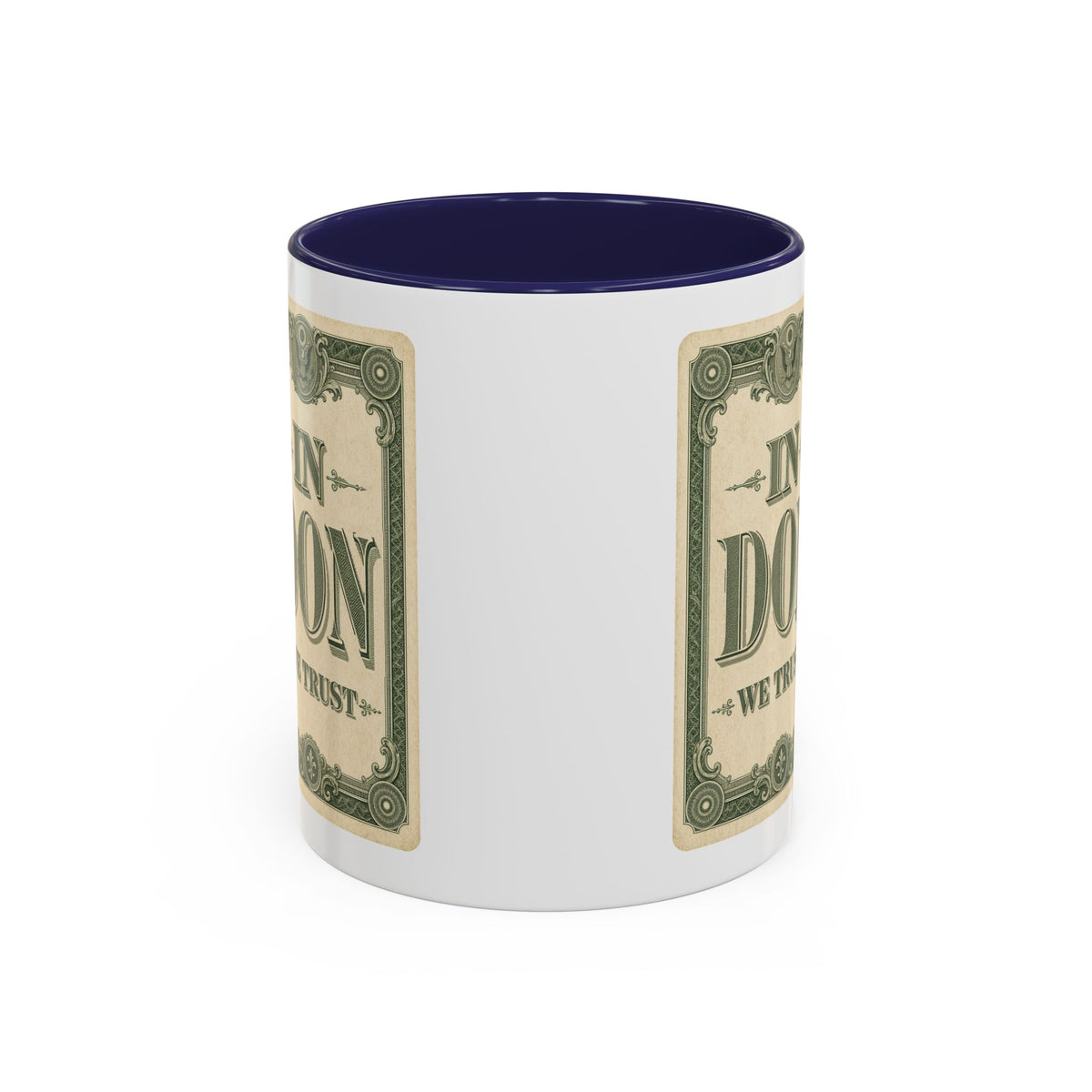 In Don We Trust Card Accent Mug
