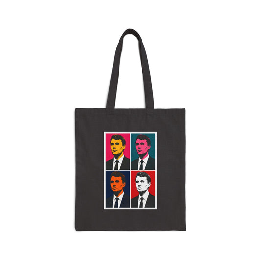 Charlie Pop Art Canvas Tote Bag