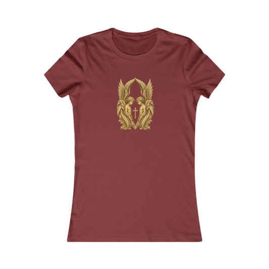 Cherubim Pair Women's Slim Fit Tee