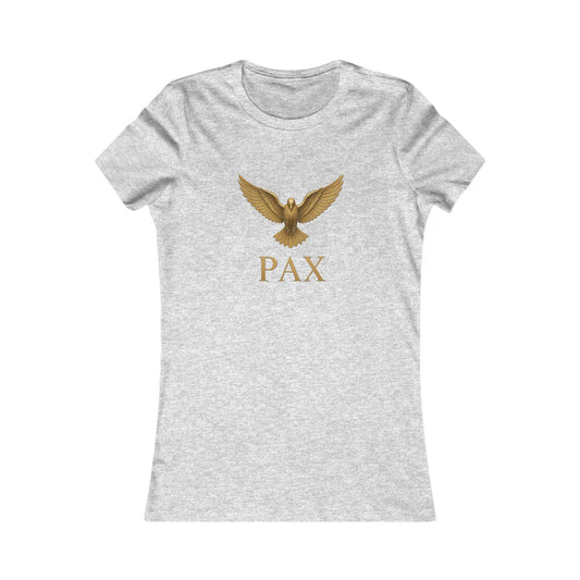 Chi-Rho AGLA Jerusalem Cross Women's Slim Fit Tee