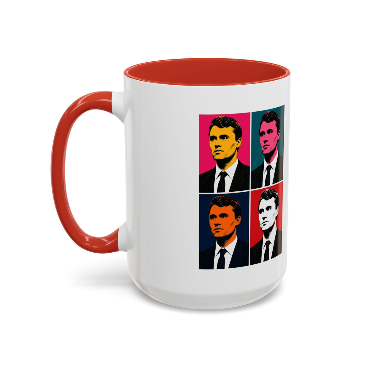 Charlie Pop Art Accent Mug