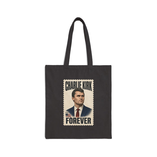Charlie Stamp Canvas Tote Bag