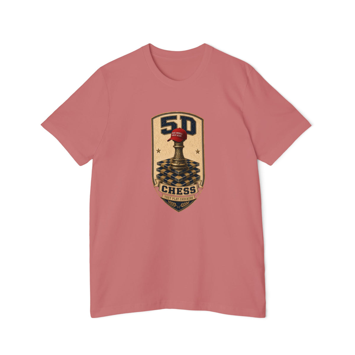 5D Chess Badge Lightweight Tee