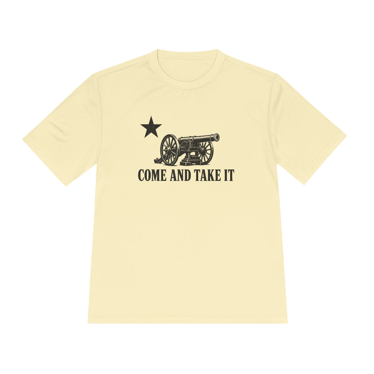 Come and Take It Cannon Men's Dry-Fit Performance Tee