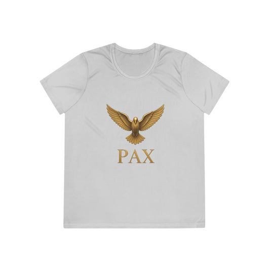 Chi-Rho AGLA Jerusalem Cross Women's Dry-Fit Performance Tee